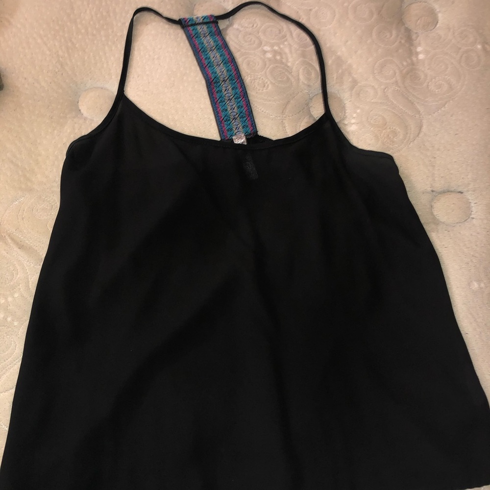 Black tank top